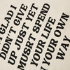 Print Letter Motivation T-Shirt