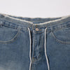 Chic Torn Bell Leg Denim