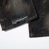 Waxed Faded Denim