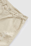Relaxed Classic Gravel Torn Denim