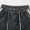 Heritage Side Stripes Drawstring Denim