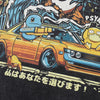 Faded-Wash Water Power Stamped T-Shirt