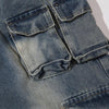 Retro Pocket Loose Trousers