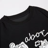 Scholar Cat Print Sweatshirt
