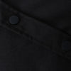 Chain-Trim Black Oversized Shirt