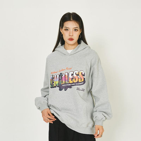 Endless Vibrant Letter Sweatshirt alternatif görünüm