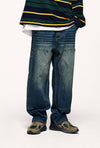 Bell-Leg Relaxed Cowboy Denim