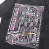 Classic-Wash Relaxed Cel-Shaded Robot T-Shirt