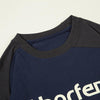 Patchwork Sweatshirt, yakın çekim — Navra Wear