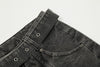 Field Belted Bell-Leg Denim