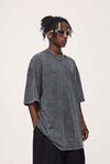 Warm-Season Breezy-Cut Acid-Rinsed T-Shirt
