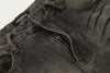 Faded Wrinkled Torn Denim