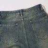 Vintage Yırtık Detaylı Jean Pantolon, kombin görünüm — Navra Wear