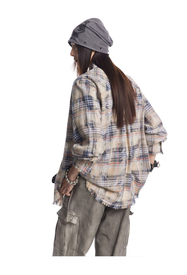 Woven Jacquard Pattern Casual Top alternatif görünüm