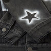 Relaxed Star Washed Denim Jacket