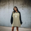 Color Splice Mixed Sweatshirt