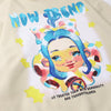 Cartoon Girl Star Graphic Sweatshirt