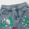 Colorful Graphic Denim