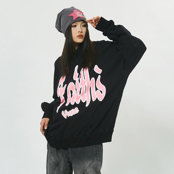 Faith Graphic Sweatshirt alternatif görünüm