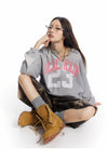 Star Number Graphic Sweatshirt