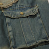 Kadın Yıldız Baskılı Jean Pantolon, önden görünüm — Navra Wear