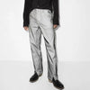 Reflective Gray Classic-Leg Denim