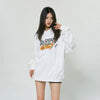 Letter Candy Oversized Sweatshirt