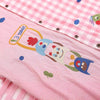 Rosy Friends Patchwork Button Top