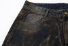 Waxed Faded Denim