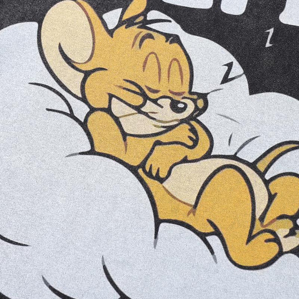 Sleepy Jerry Stamped T-Shirt alternatif görünüm