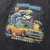 Faded-Wash Water Power Stamped T-Shirt