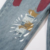 Colorful Graphic Denim
