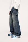 Bell-Leg Relaxed Cowboy Denim