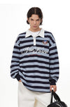 Heritage Multi-Stripe Rugby T-Shirt