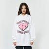 Cracked Heart Letter Sweatshirt