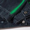 Olive Vintage Washed Denim Jacket