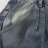Retro Pocket Loose Trousers