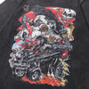 Unstructured Angry Manga-Art Imprinted T-Shirt