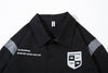 Visual Mosaic Button-Up T-Shirt