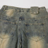 Striped Multi-Utility Relaxed Denim
