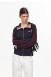 Checkered Accent Sweatshirt