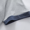 Breezy-Cut Letter Print Relaxed-Cut T-Shirt