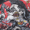 Unstructured Angry Manga-Art Imprinted T-Shirt