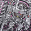 Classic-Wash Relaxed Cel-Shaded Robot T-Shirt