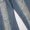 Chic Torn Bell Leg Denim