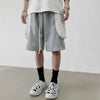 Stitching Side Pockets Denim Shorts