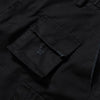 Hand-polished Belt Black Denim Shorts