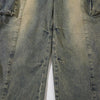 Striped Multi-Utility Relaxed Denim