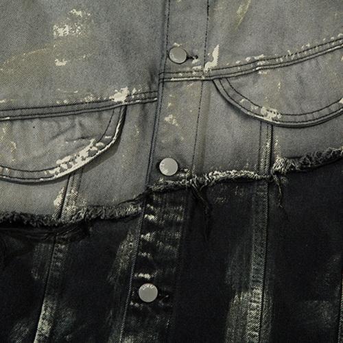 Spliced Mud-Dyed Field Jacket alternatif görünüm