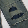 Classic Torn Mosaic Denim